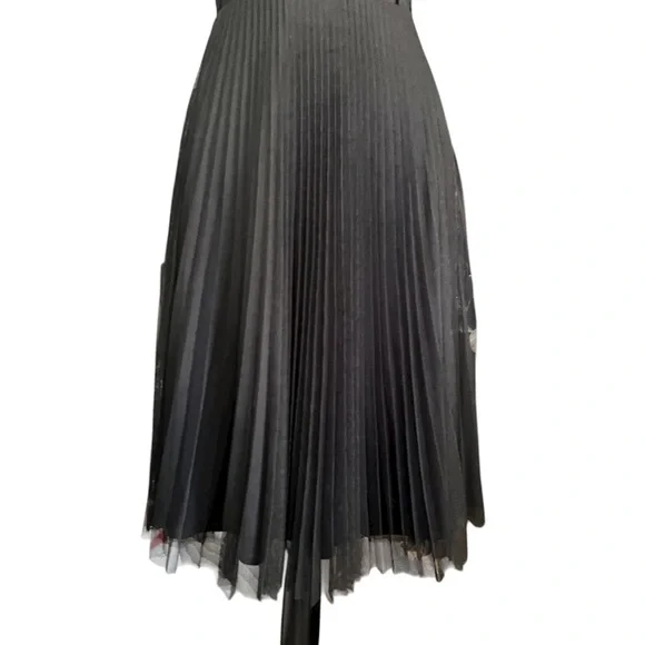 Vintage Betsey Johnson New York Sheer Mesh & Velvet Goth Vamp Corset Style Dress - Picture 4 of 9